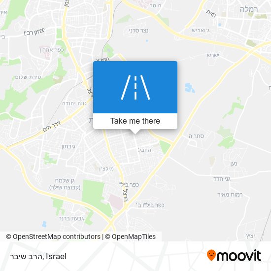 הרב שיבר map