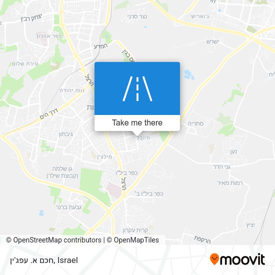 חכם א. עפג'ין map