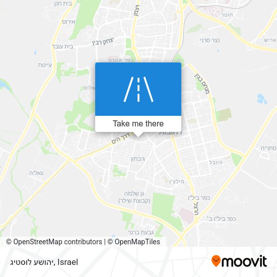 יהושע לוסטיג map