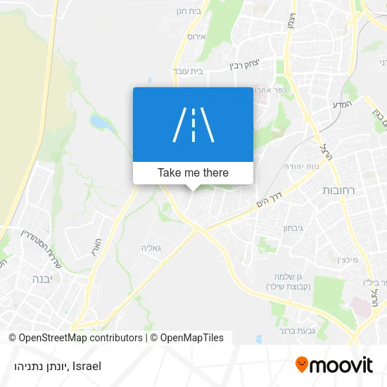 Карта יונתן נתניהו