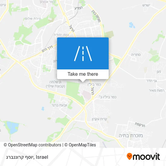 Карта יוסף קרוננברג