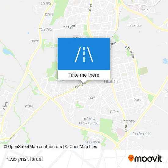 Карта יצחק פניגר