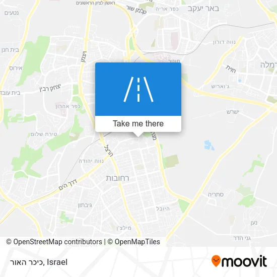 Карта כיכר האור