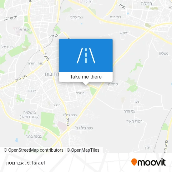 Карта מ. אברמסון