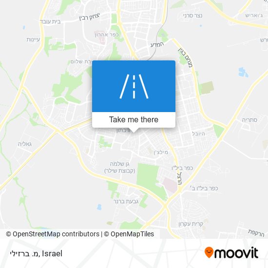 מ. ברזילי map