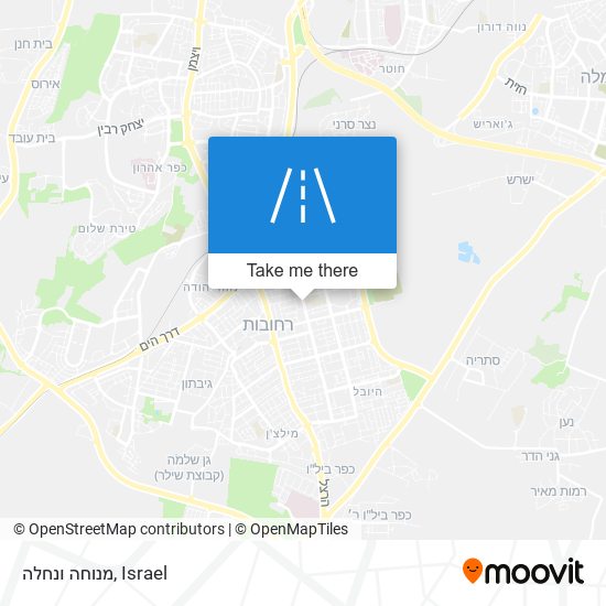 מנוחה ונחלה map