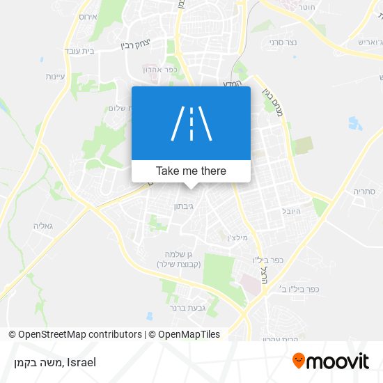 משה בקמן map