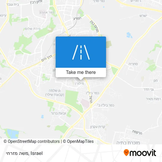 Карта משה מזרחי