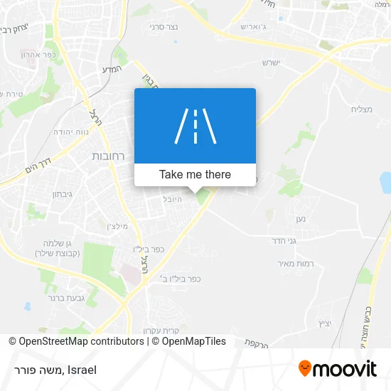 משה פורר map