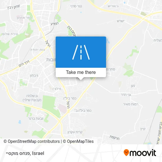 Карта פנחס מוקסיי