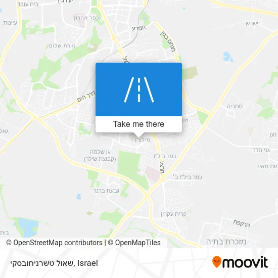 Карта שאול טשרניחובסקי