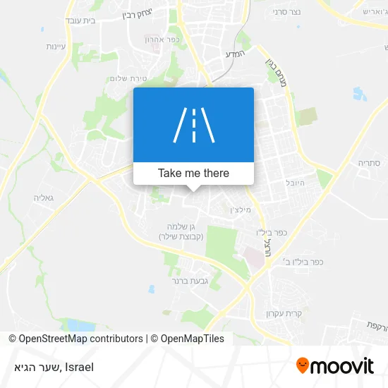 Карта שער הגיא