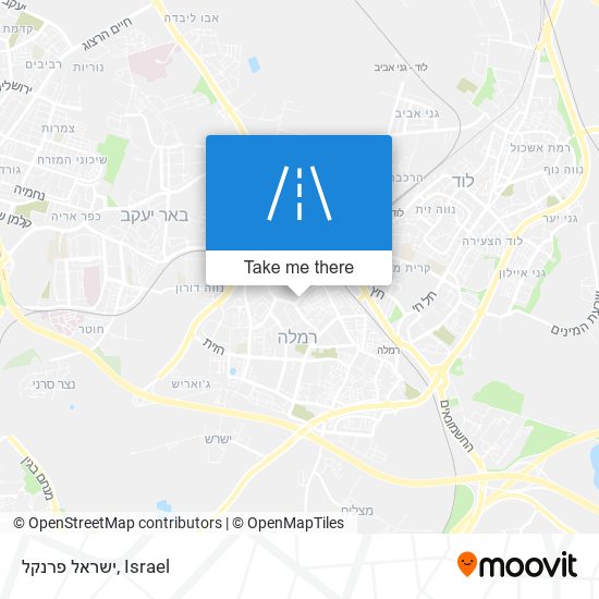 ישראל פרנקל map
