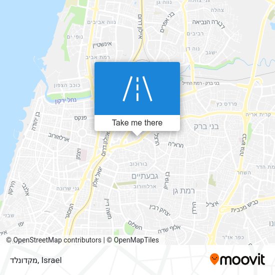 מקדונלד map