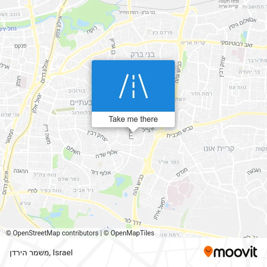 Карта משמר הירדן