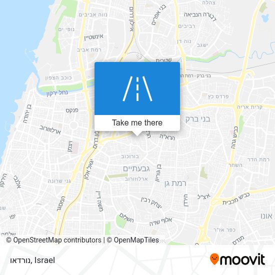 נורדאו map