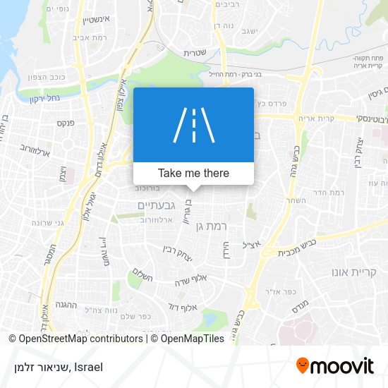 שניאור זלמן map