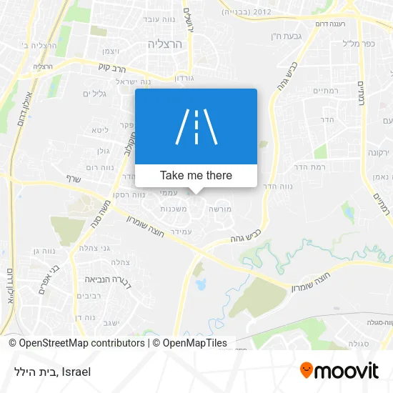Карта בית הילל