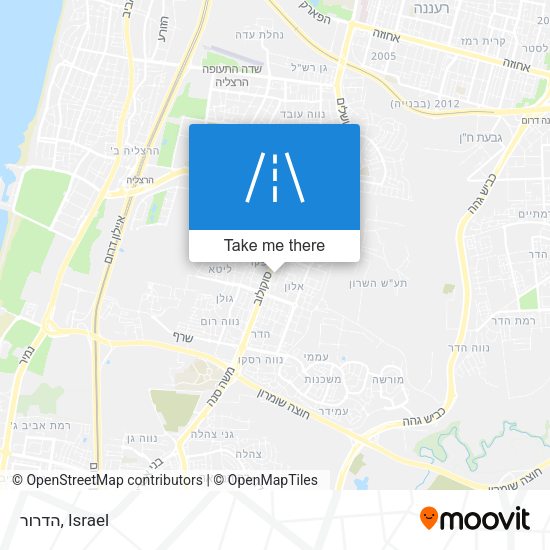 הדרור map