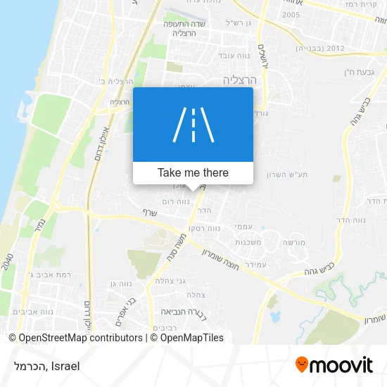 Карта הכרמל