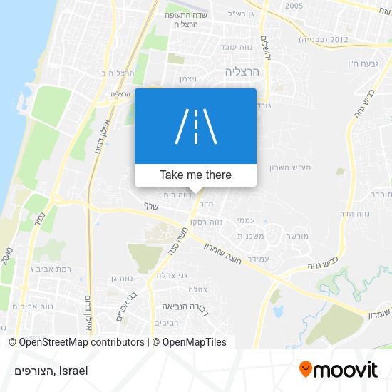 הצורפים map