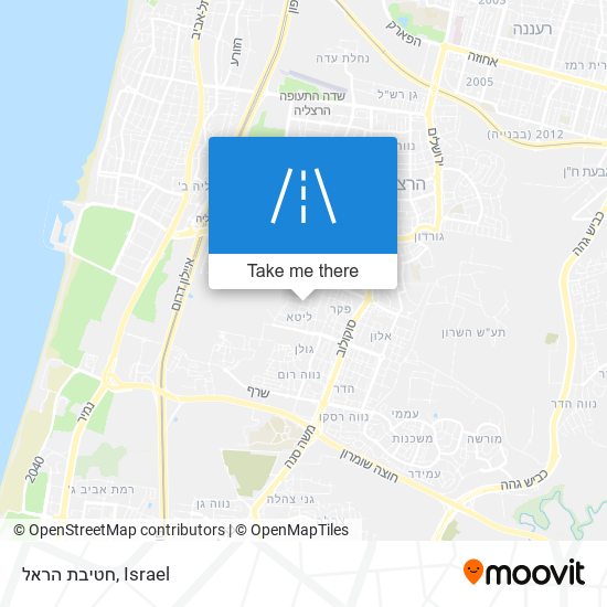 חטיבת הראל map