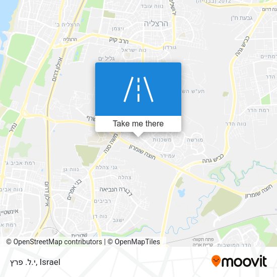 י.ל. פרץ map