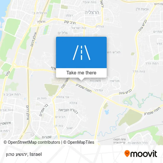 Карта יהושע טהון