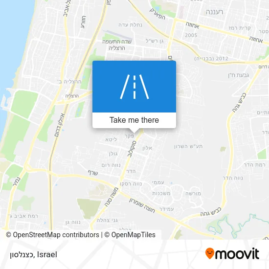 Карта כצנלסון