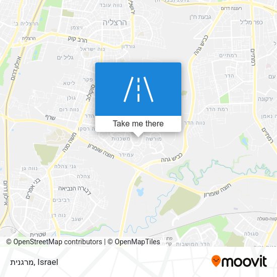 מרגנית map
