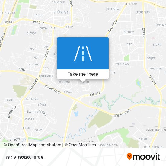 סמטת עוזיה map