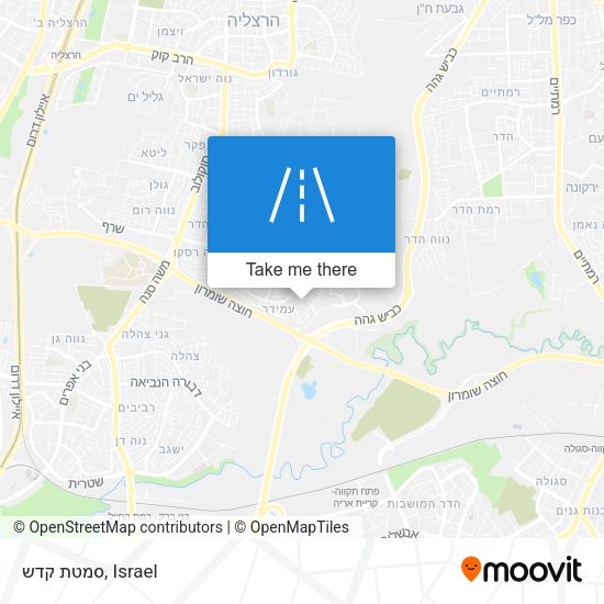 סמטת קדש map