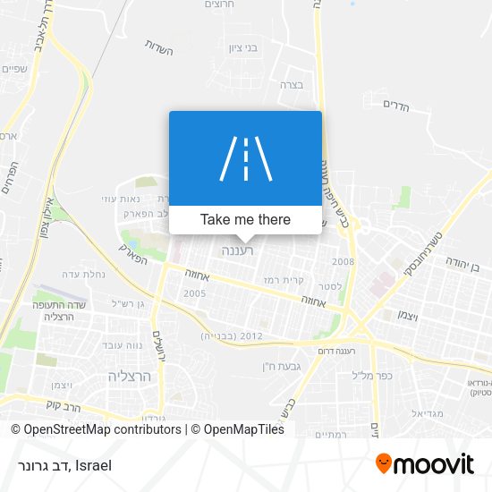 דב גרונר map