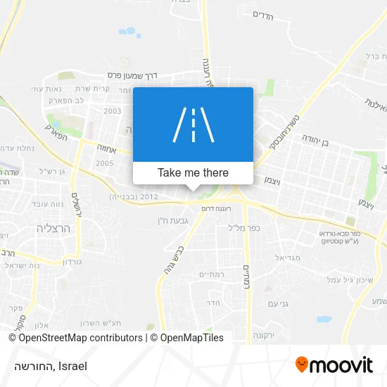 Карта החורשה