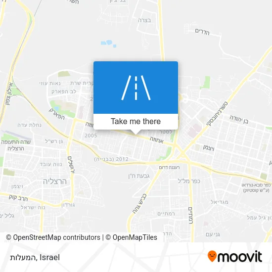 Карта המעלות