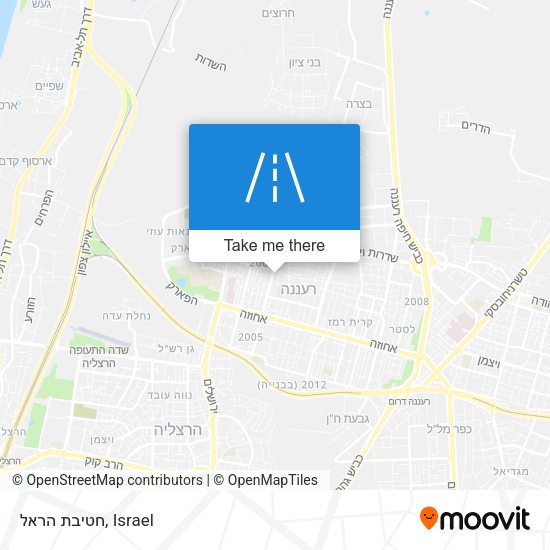 חטיבת הראל map