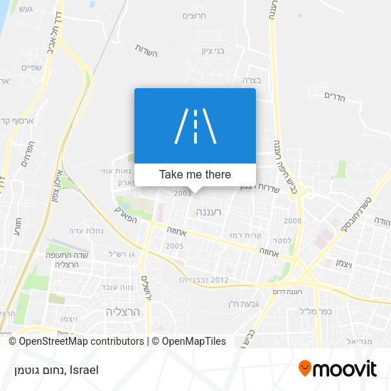נחום גוטמן map