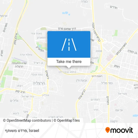 Карта פרדס משותף