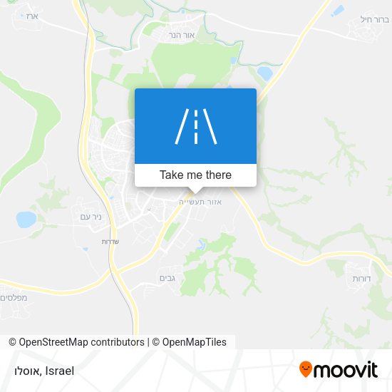אוסלו map