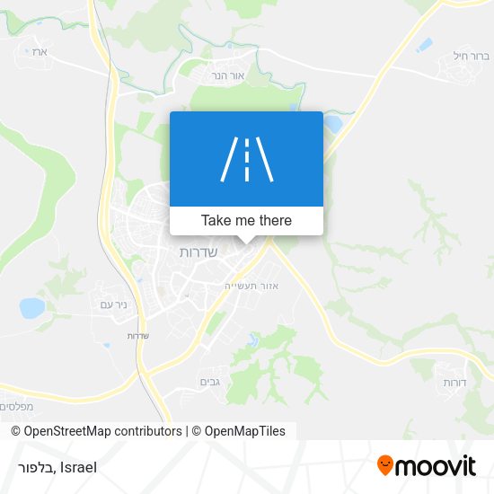 בלפור map