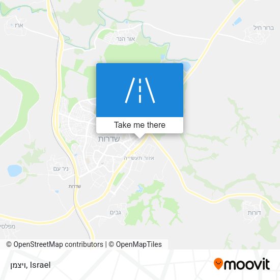 ויצמן map
