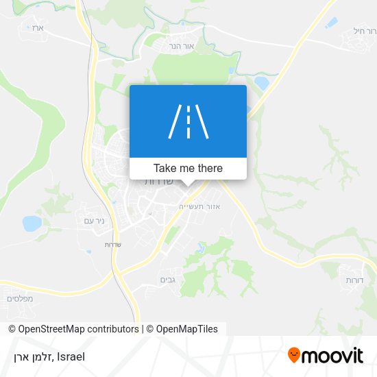 זלמן ארן map