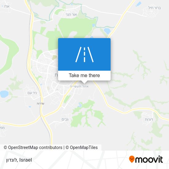 Карта לונדון
