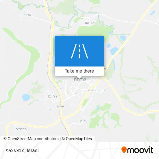 Карта מבצע סיני