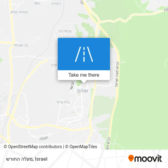 Карта מעלה החורש