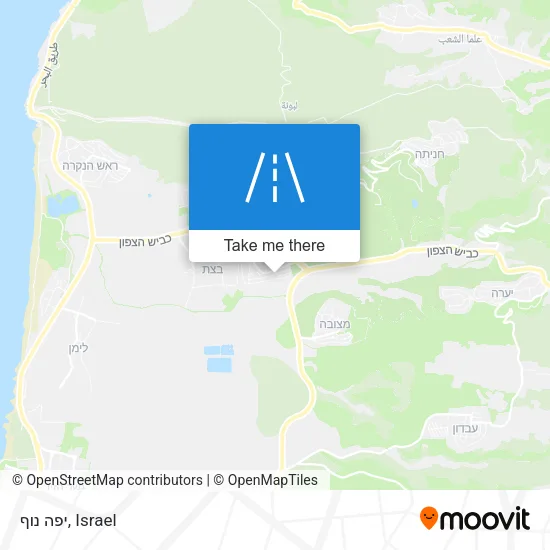Карта יפה נוף