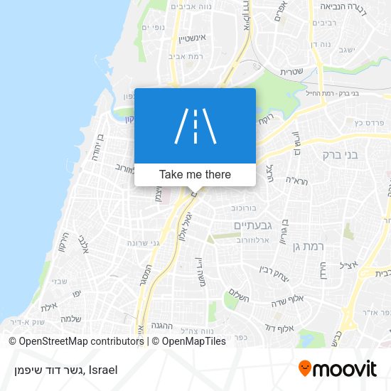 גשר דוד שיפמן map