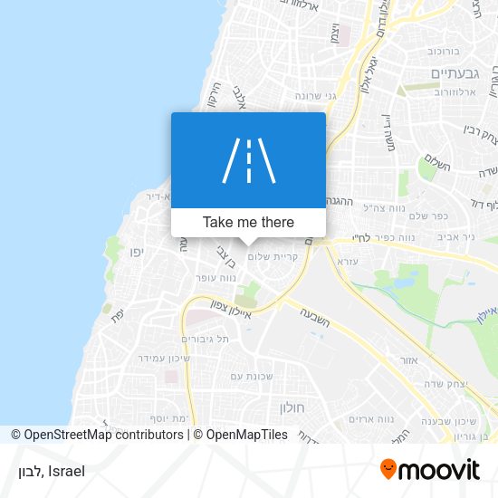 Карта לבון