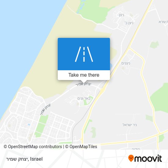יצחק שמיר map