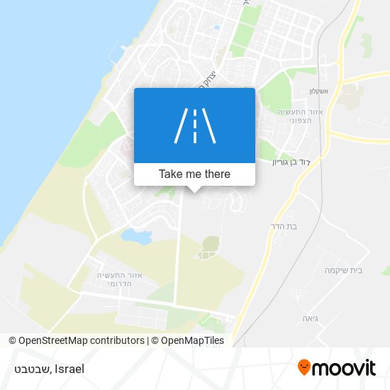 שבטבט map